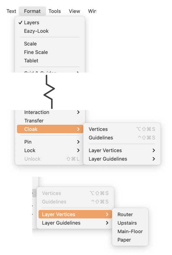 EazyDraw Cloak Menu