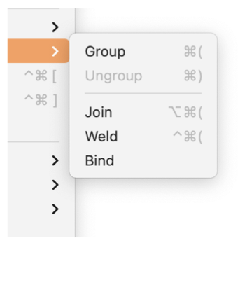 EazyDraw Group Submenu