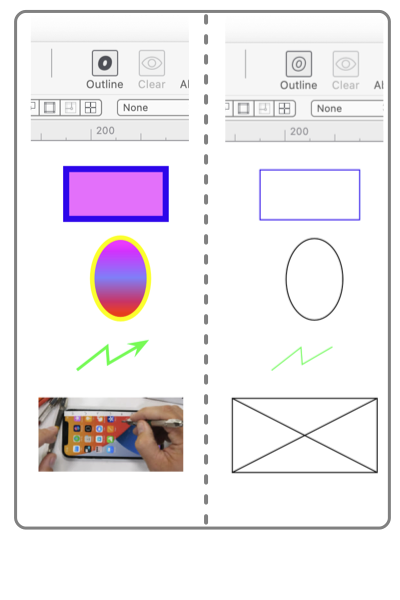 EazyDraw Outline Example