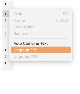 EazyDraw Ungroup EPSMenuImage