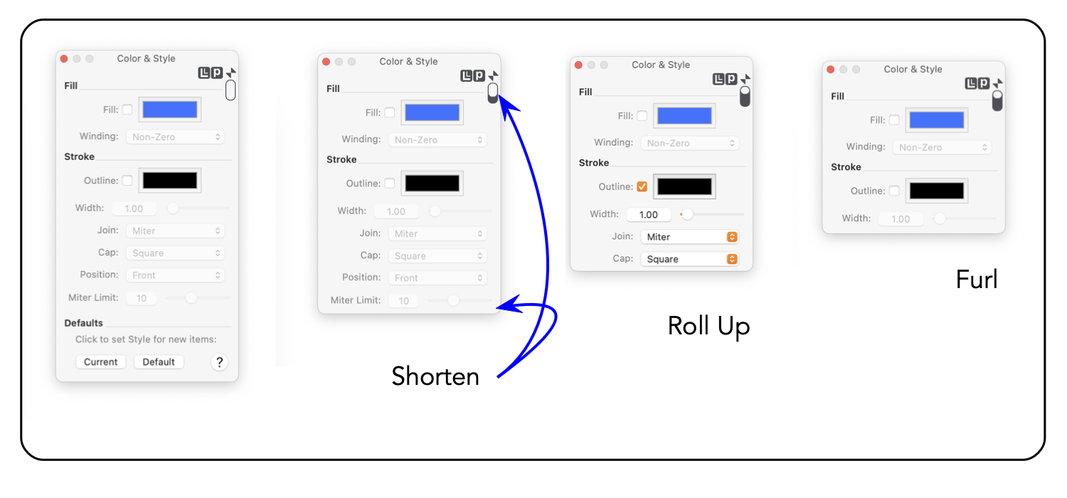 EazyDraw Window Shade Menu Example