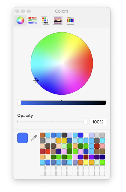 EazyDraw Color Panel