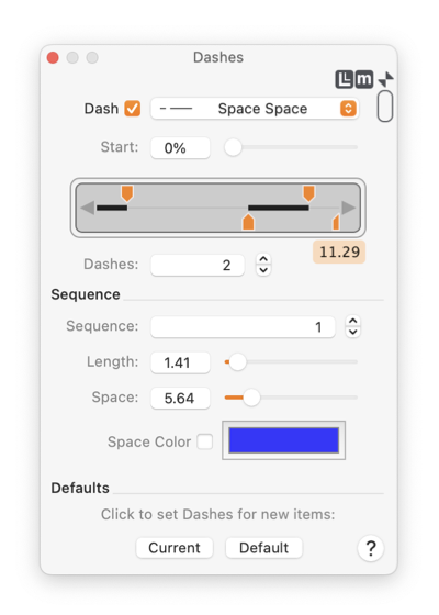 EazyDraw Dash Panel