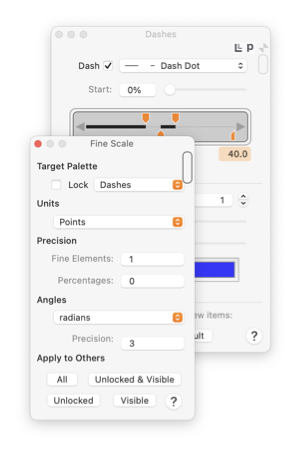 EazyDraw Fine Scale Palette