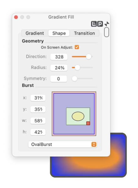 EazyDraw Gradient Fill Orient Circl