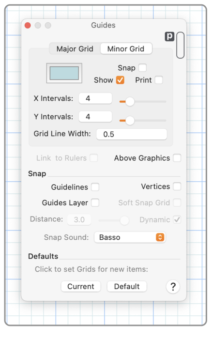 EazyDraw Grid Minor