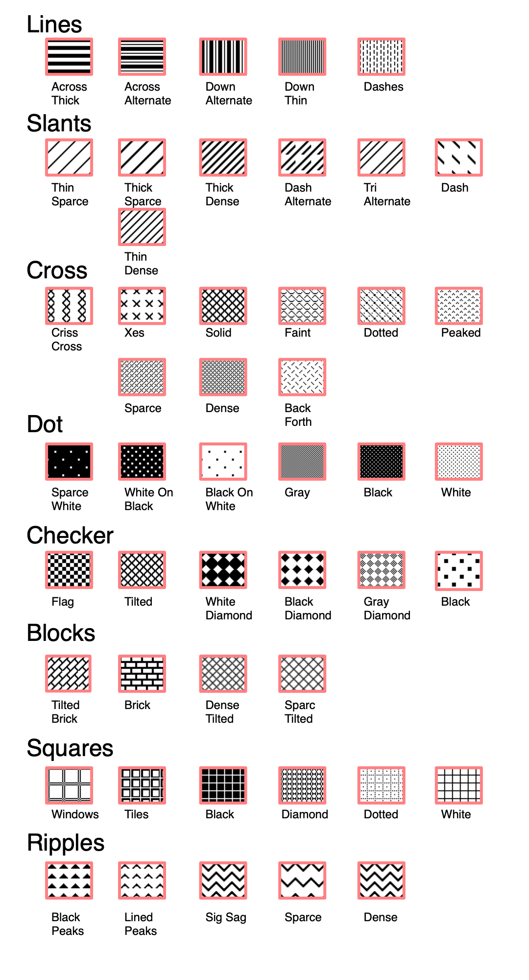 EazyDraw Hatch Patterns