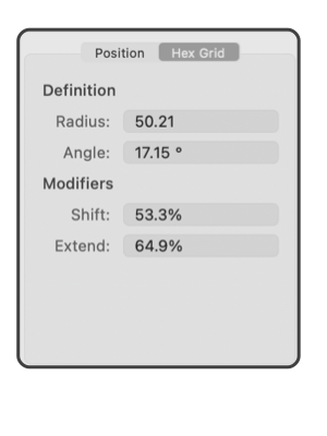 EazyDraw Hex Grids Graphic Inspection Details