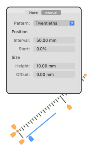 EazyDraw Label Grid Tick Graphic Inspection Details