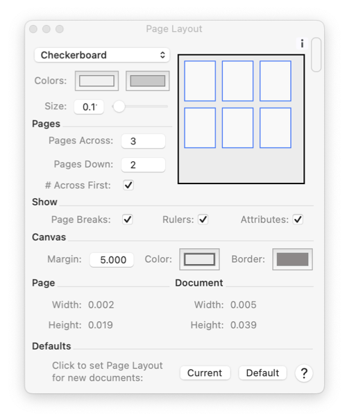 EazyDraw Page Layout