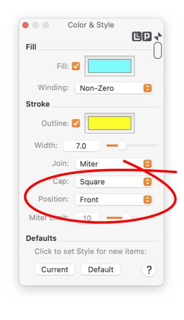 EazyDraw Stroke Position