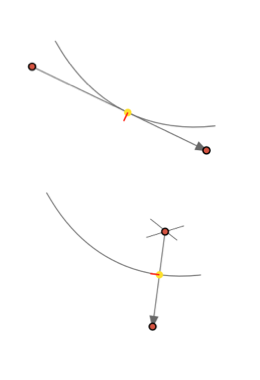 EazyDraw Tangent Snap Example