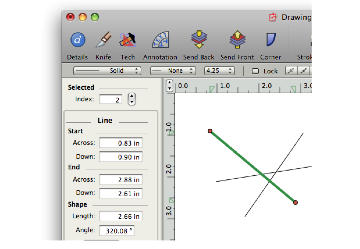 Example of converting a Claris Draw drawing to a native EazyDraw drawing.