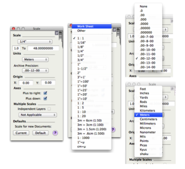 Drawing to scale EazyDraw for Mac